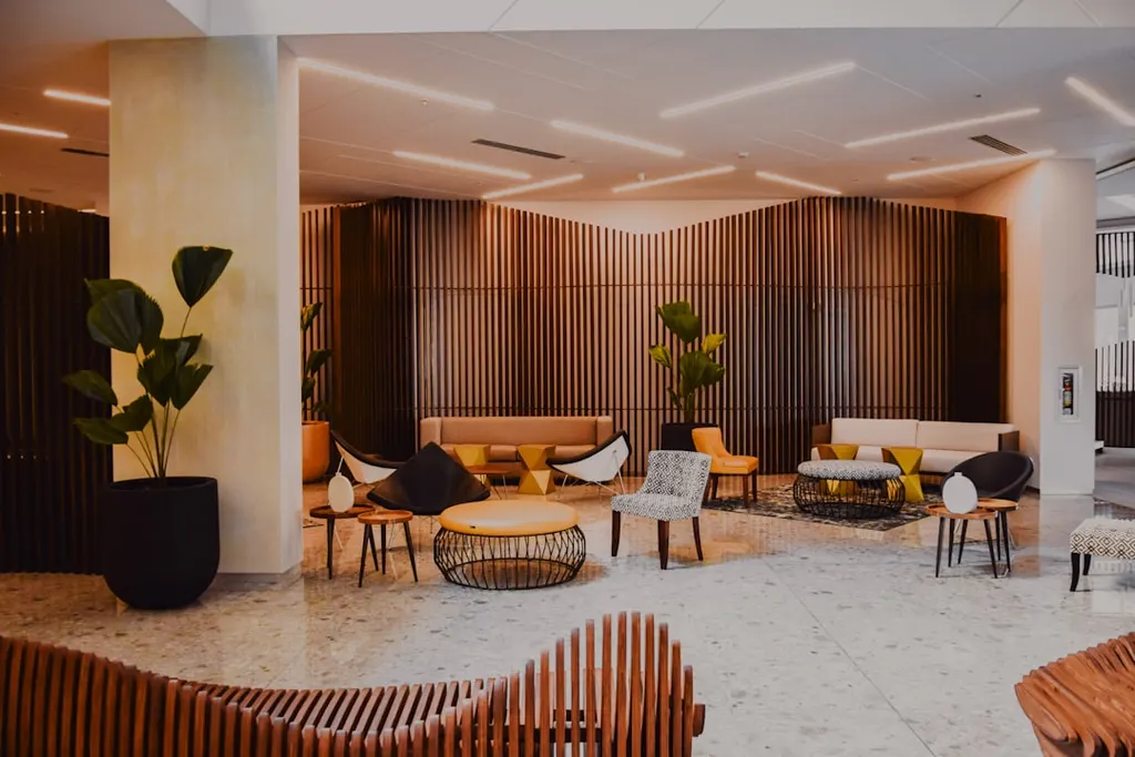 Commercial premises context representing hospitality and facilities goods